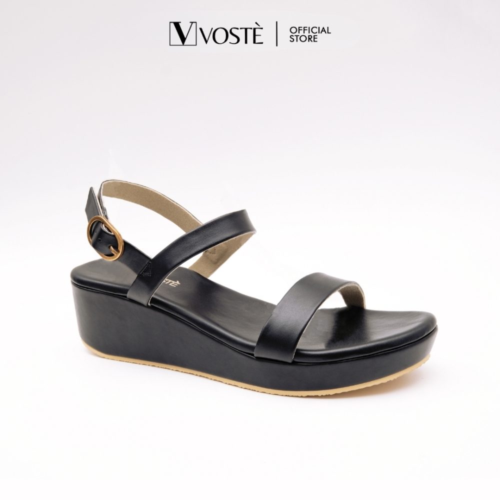 MEGHAN - Sepatu Sandal Wedges Wanita Tali Pesta Premium 3cm