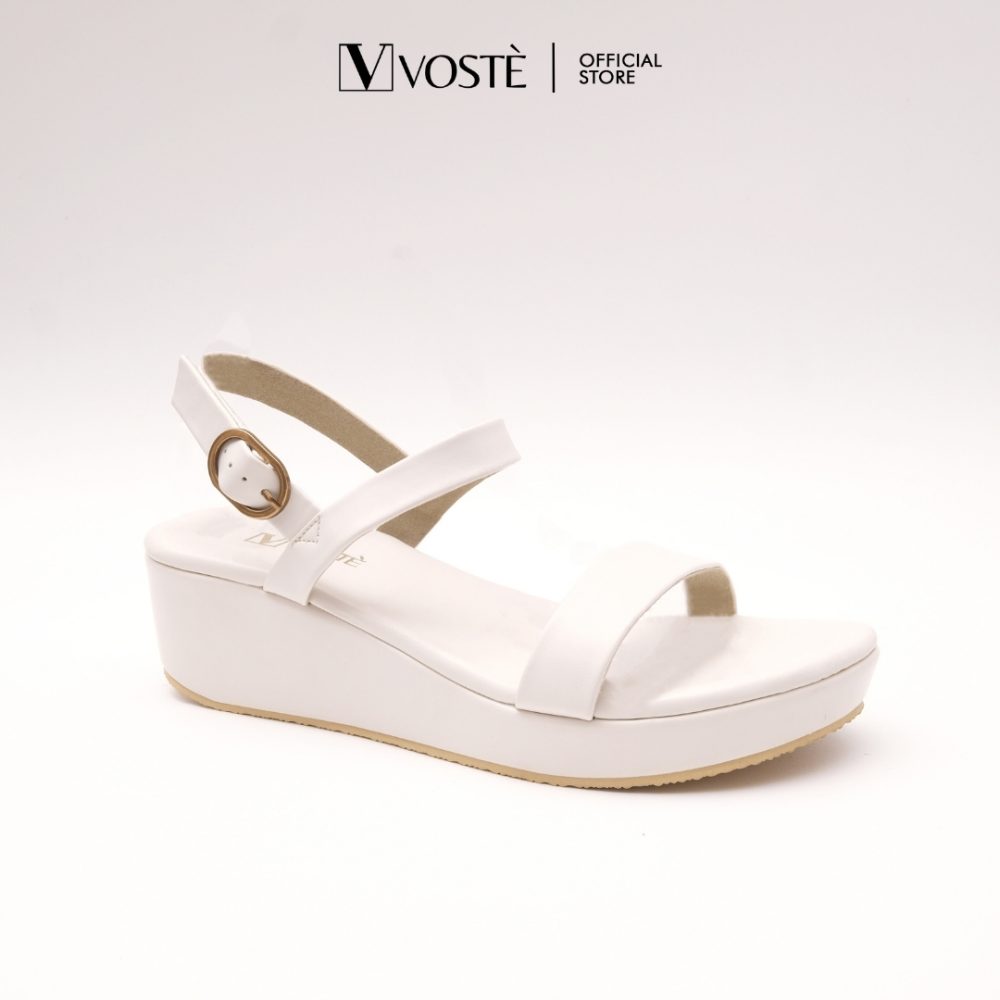MEGHAN - Sepatu Sandal Wedges Wanita Tali Pesta Premium 3cm - Image 3