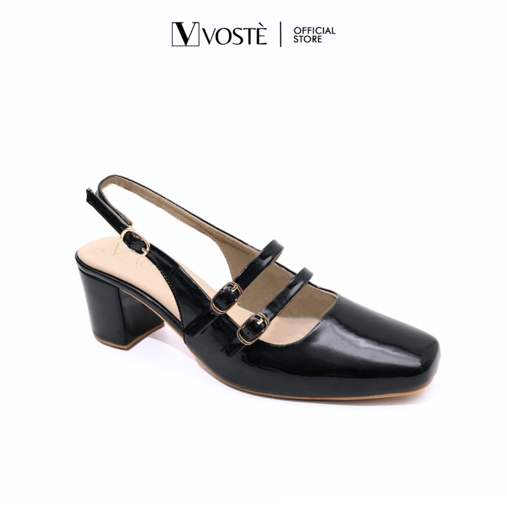 Emily - Sepatu Heels Mules Wanita Hak Tahu 5cm - Image 3