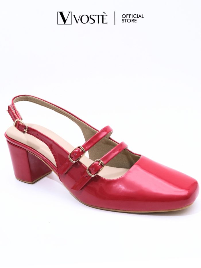 Emily - Sepatu Heels Mules Wanita Hak Tahu 5cm
