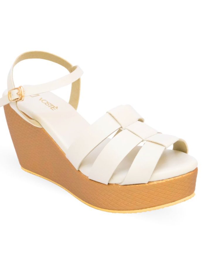 Milie - Sepatu Sandal Wedges Wanita Tali Pesta Premium 9cm