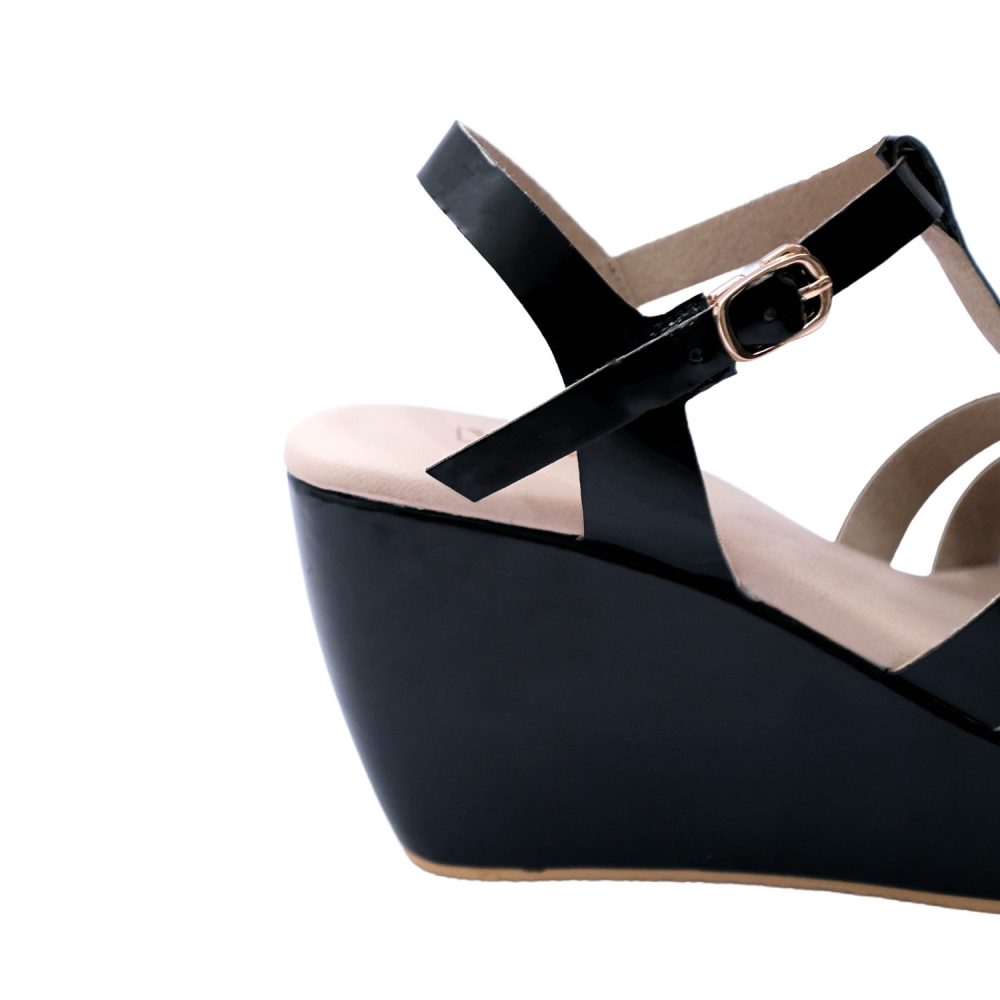 Cellie - Sepatu Sandal Wedges Wanita Tali Pesta Premium 9cm - Image 12