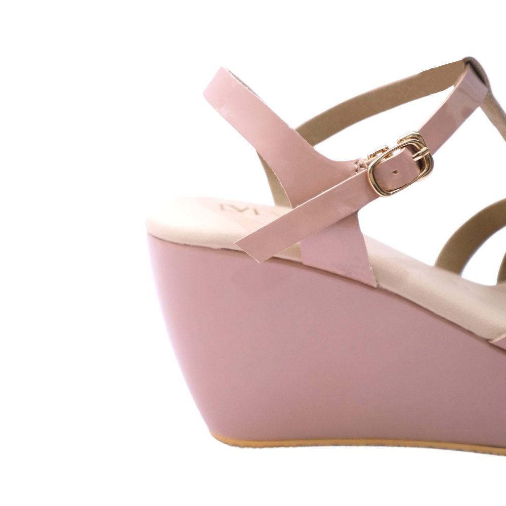 Cellie - Sepatu Sandal Wedges Wanita Tali Pesta Premium 9cm - Image 9