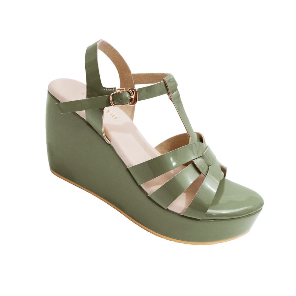 Cellie - Sepatu Sandal Wedges Wanita Tali Pesta Premium 9cm - Image 4