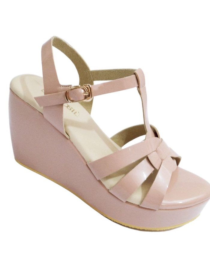 Cellie - Sepatu Sandal Wedges Wanita Tali Pesta Premium 9cm