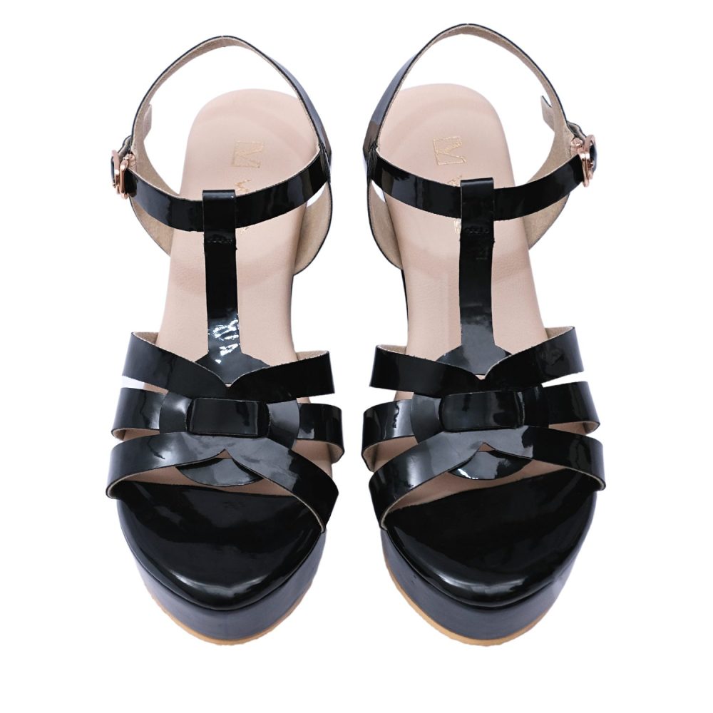 Cellie - Sepatu Sandal Wedges Wanita Tali Pesta Premium 9cm - Image 10