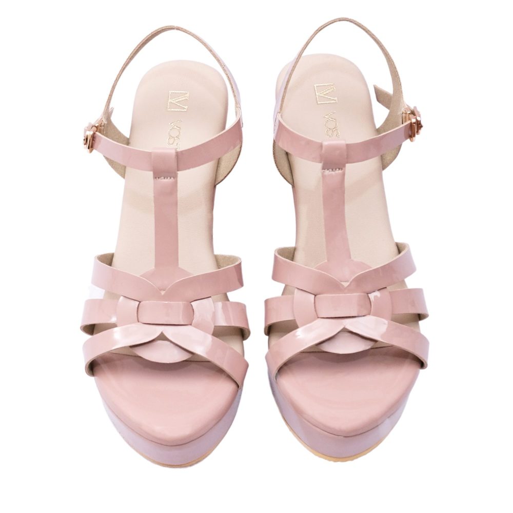 Cellie - Sepatu Sandal Wedges Wanita Tali Pesta Premium 9cm - Image 7