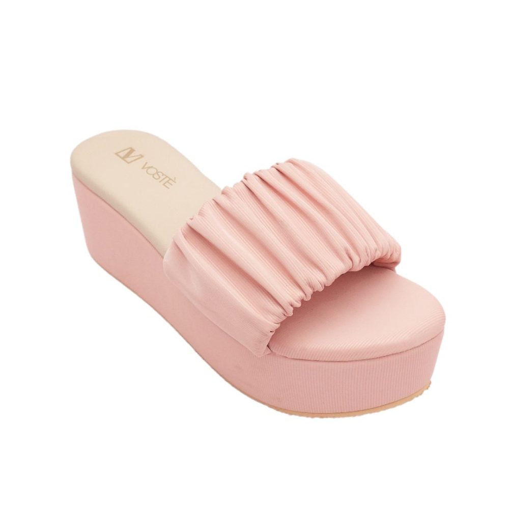 Vienna - Sepatu Sandal Wedges Selop Mules Wanita Premium 5cm - Image 2