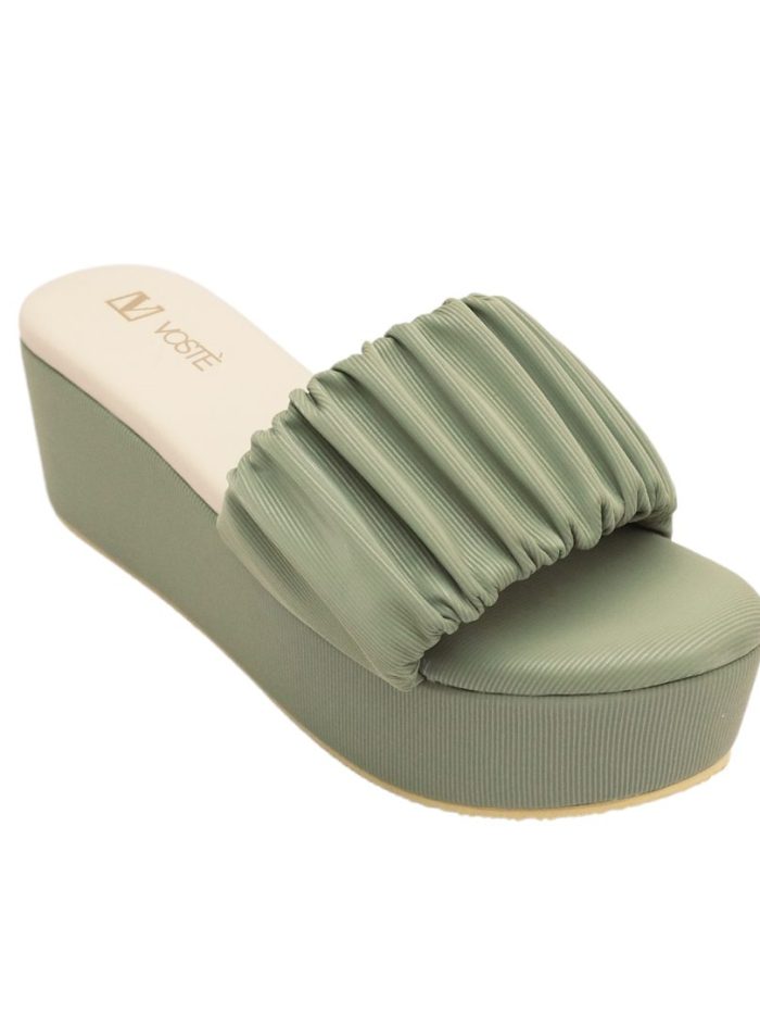 Vienna - Sepatu Sandal Wedges Selop Mules Wanita Premium 5cm