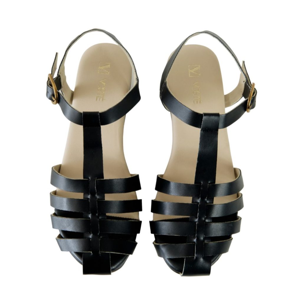 Marion - Sepatu Sandal Wedges Wanita Tali Pesta Premium 5cm - Image 8