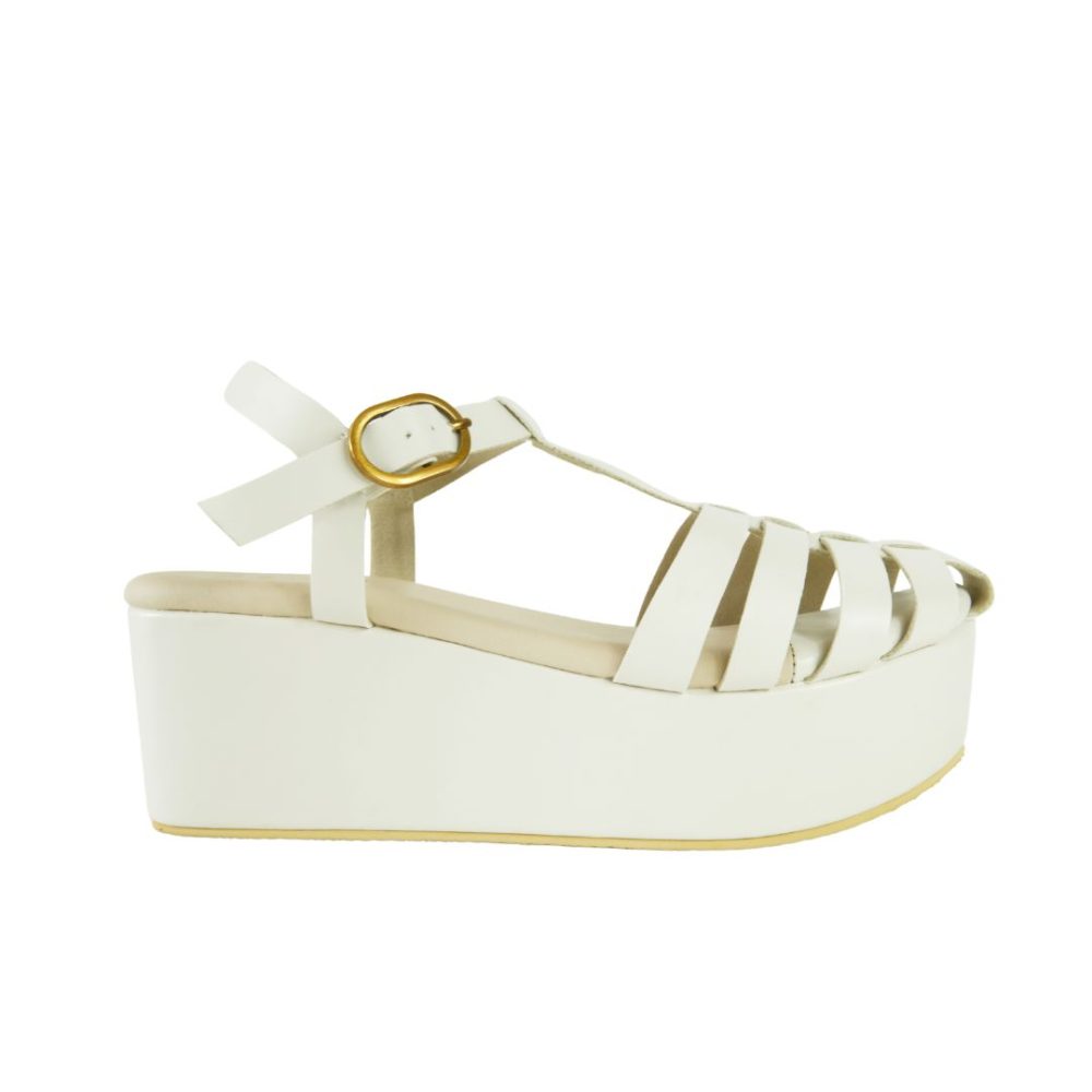 Marion - Sepatu Sandal Wedges Wanita Tali Pesta Premium 5cm - Image 7
