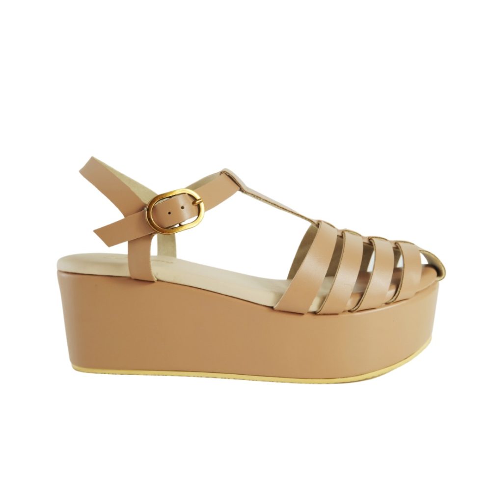 Marion - Sepatu Sandal Wedges Wanita Tali Pesta Premium 5cm - Image 13