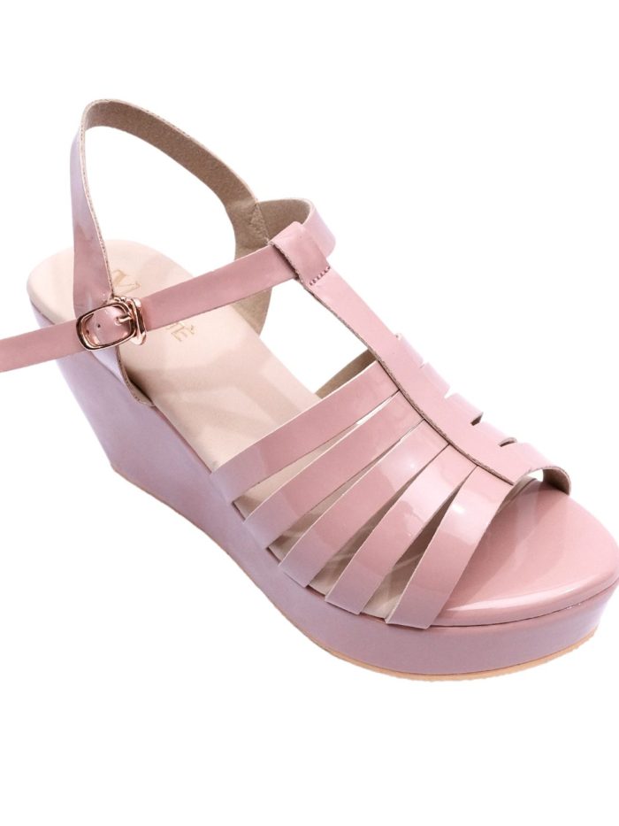 Chloe – Sepatu Sandal Wedges Wanita Tali Pesta Premium 9cm