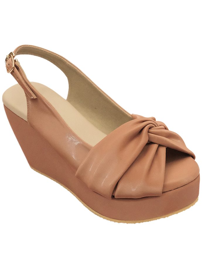 Xena - Sepatu Sandal Wedges Wanita Tali Pesta Premium 9cm