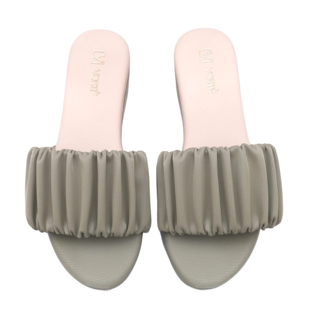 Vienna - Sepatu Sandal Wedges Selop Mules Wanita Premium 5cm - Image 18