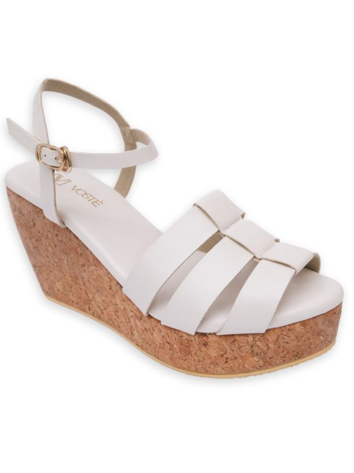 Milie - Sepatu Sandal Wedges Wanita Tali Pesta Premium 9cm