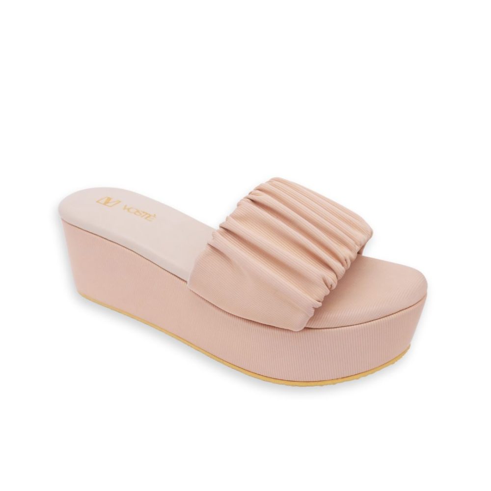 Vienna - Sepatu Sandal Wedges Selop Mules Wanita Premium 5cm - Image 5