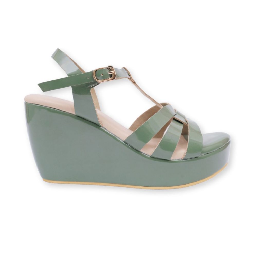 Cellie - Sepatu Sandal Wedges Wanita Tali Pesta Premium 9cm - Image 6