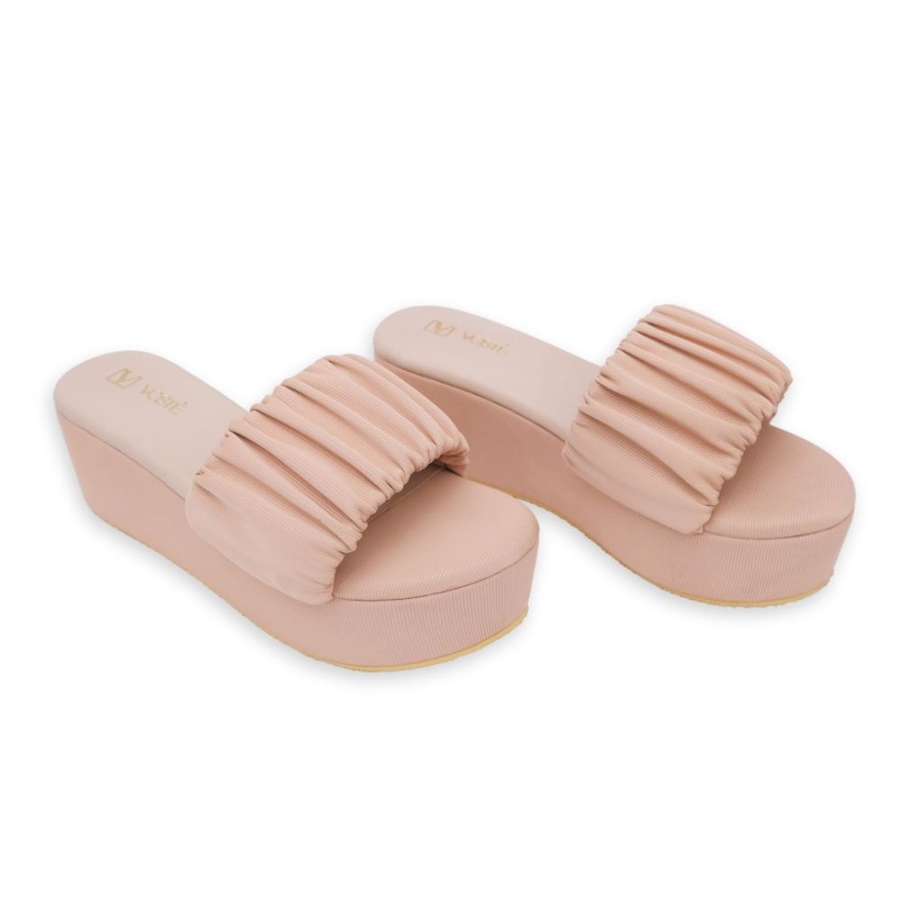 Vienna - Sepatu Sandal Wedges Selop Mules Wanita Premium 5cm - Image 7
